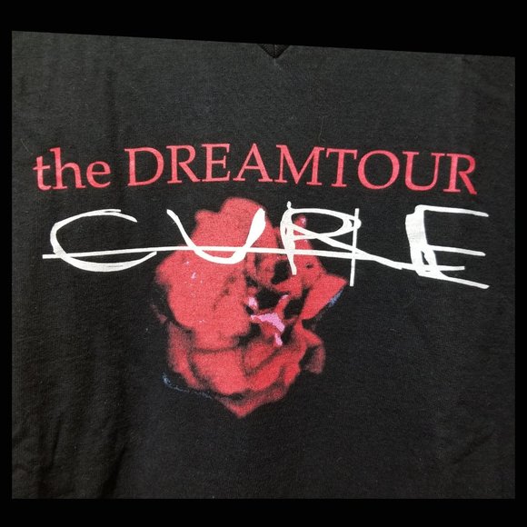 SALE! The Cure Dreamtour 2000 Vintage Concert Tee V-Neck - Picture 3 of 7